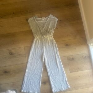 Caution to the Wind Striped Jumpsuit